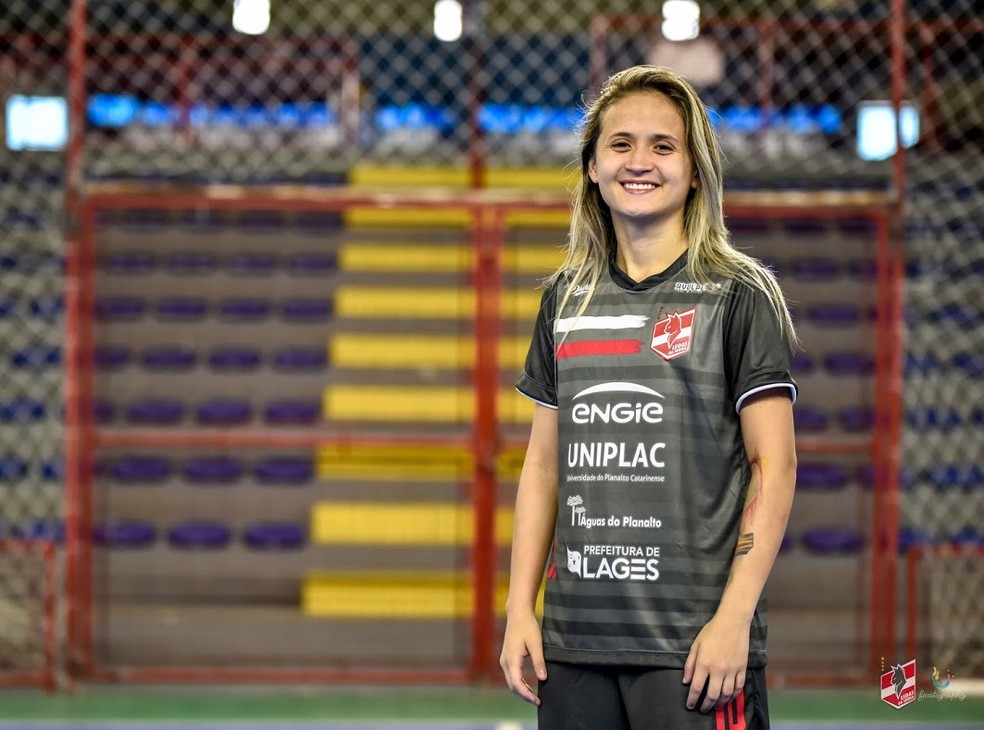 A melhor do mundo defende o Leoas desde 2017 &mdash; Foto: Fom Conradi/Leoas da Serra