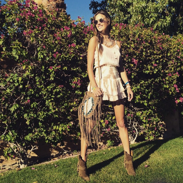 Alessandra Ambrosio no Coachella (Foto: Reprodução/Instagram)