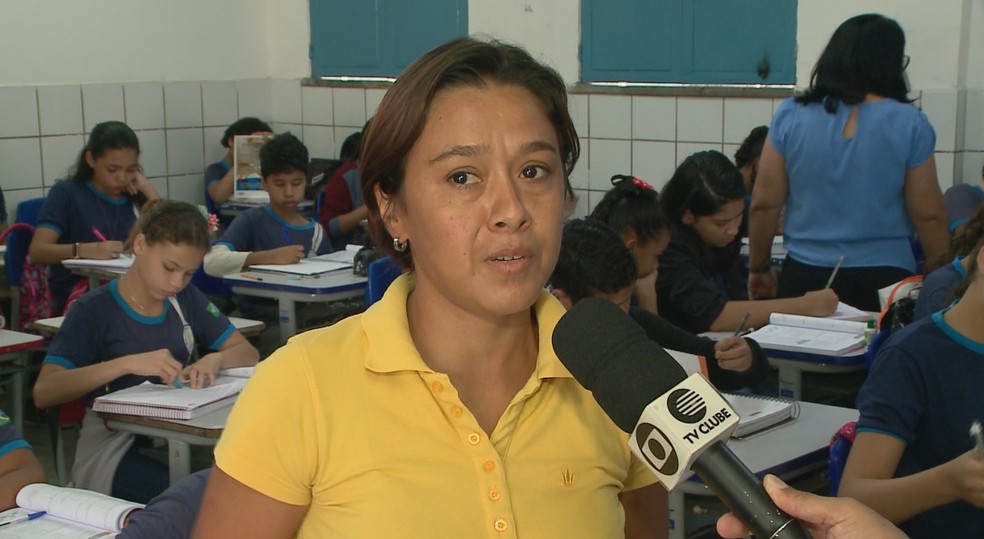 Anikele da Conceição, mãe da Nayara Beatriz — Foto: TV Clube