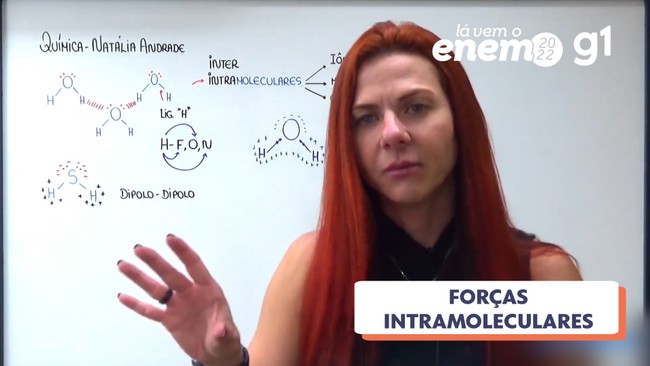 Lá Vem o Enem: professora de química fala sobre forças intramoleculares