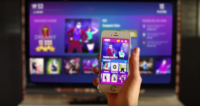 Jogos na tela da TV usando o Chromecast, como o Just Dance Now (Foto: Divulgação/Just Dance)