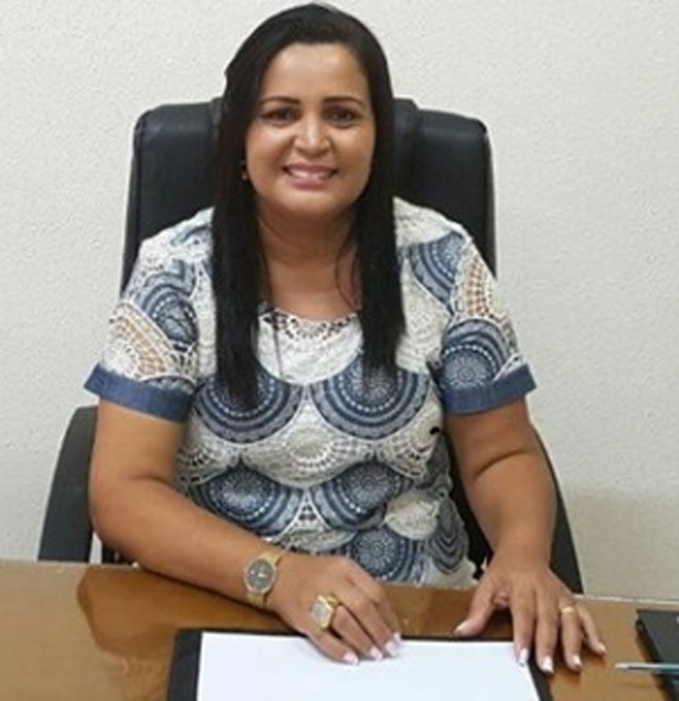Rute Almeida dos Santos Lima foi afastada após ser diagnosticada com a Covid-19 — Foto: Prefeitura de Caiuá