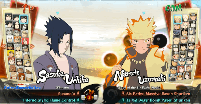 Naruto Shippuden: Ultimate Ninja Storm 4: Sasuke Kimono (Foto: Reprodução/YouTube)