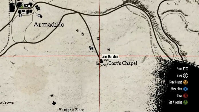 Localização da Coot Chapel (Foto: Reprodução/YouTube)