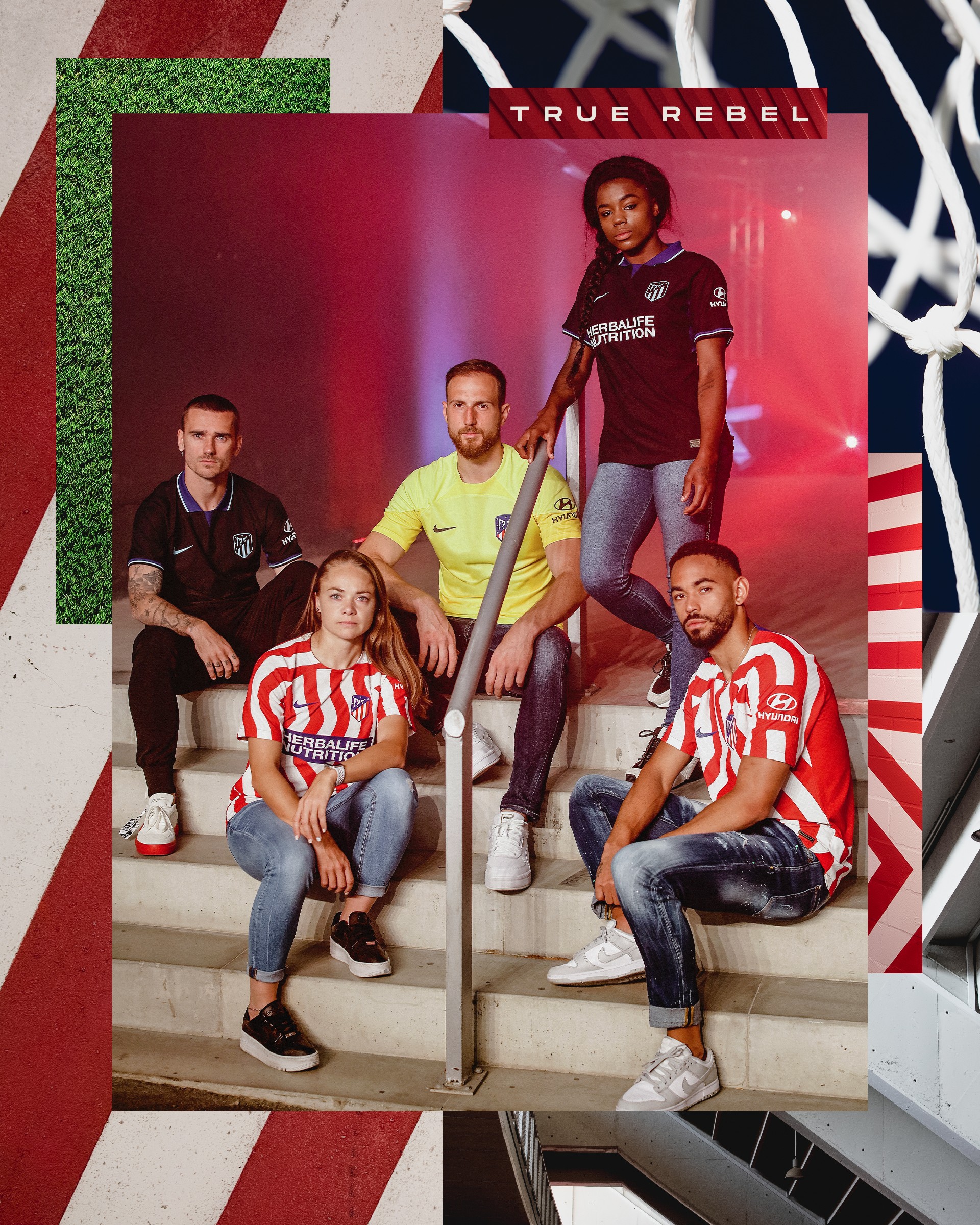 Atlético de Madrid lança novos uniformes para temporada 2022/23 (Foto: Divulgação/Nike)