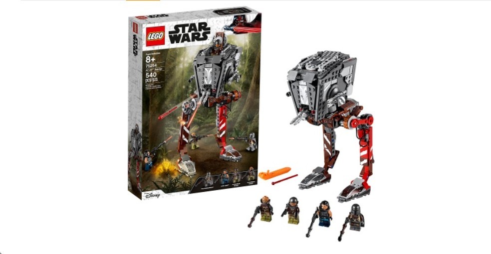 O LEGO inspirado nas naves e batalhas da série The Mandalorian, do universo Star Wars, é indicado para crianças maiores de 8 anos (Foto: Reprodução/Amazon)