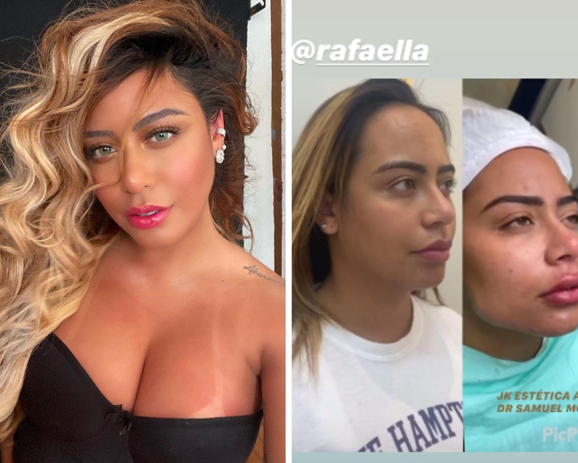 Rafaella Santos, irmã de Neymar, fez remodelação no rosto (Foto: Reprodução/Instagram)
