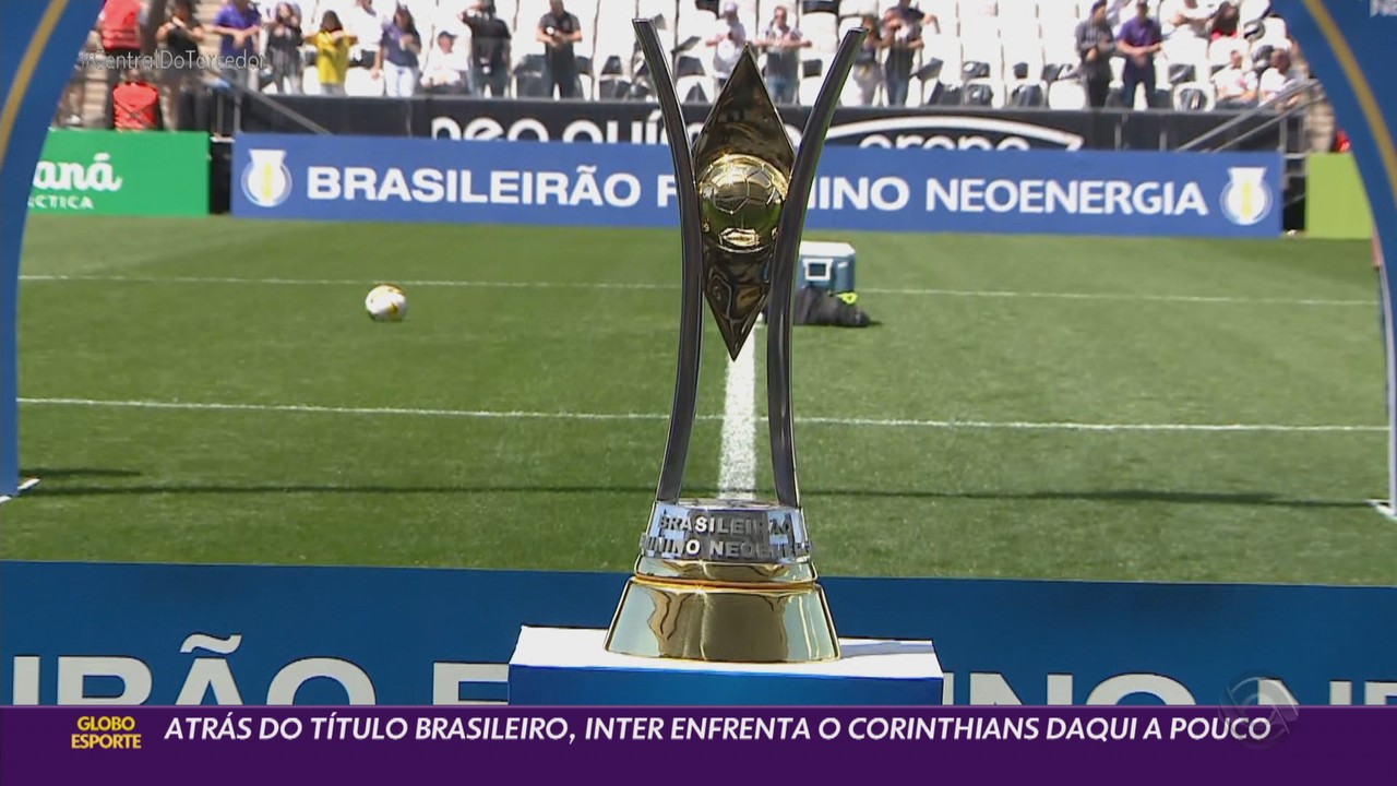 Atrás do título Brasileiro, Inter enfrenta o Corinthians daqui a pouco