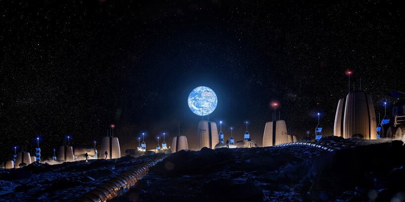 Projeto de primeira vila humana na Lua será revelado na Bienal de Veneza (Foto:  )