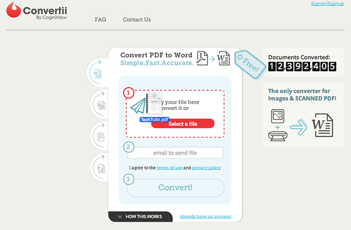 Como converter um pdf em word online dicas e tutoriais techtudo