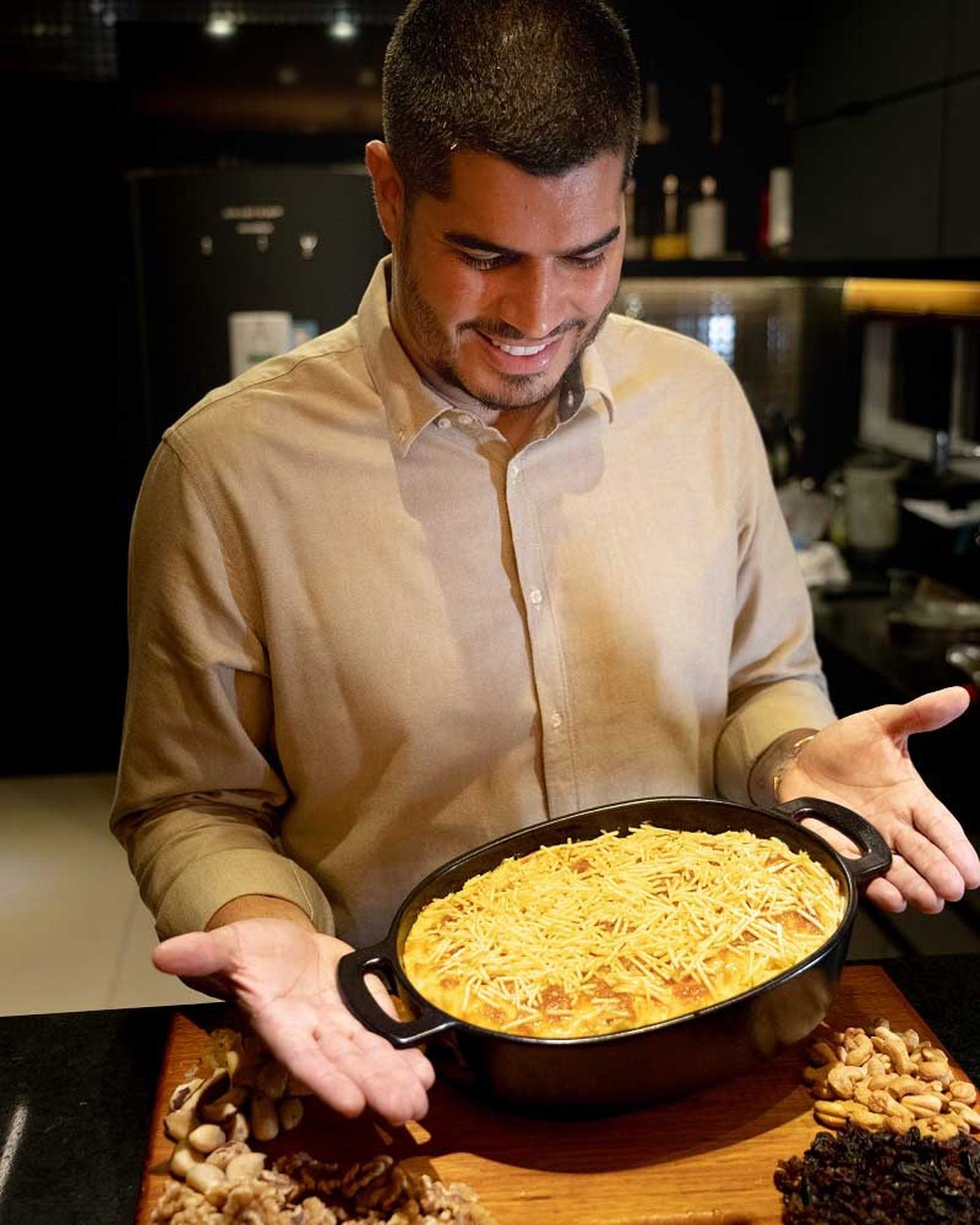 Abr&atilde;o Meron ensina receita f&aacute;cil de fricass&ecirc; de peru para o Natal &mdash; Foto: Arquivo pessoal