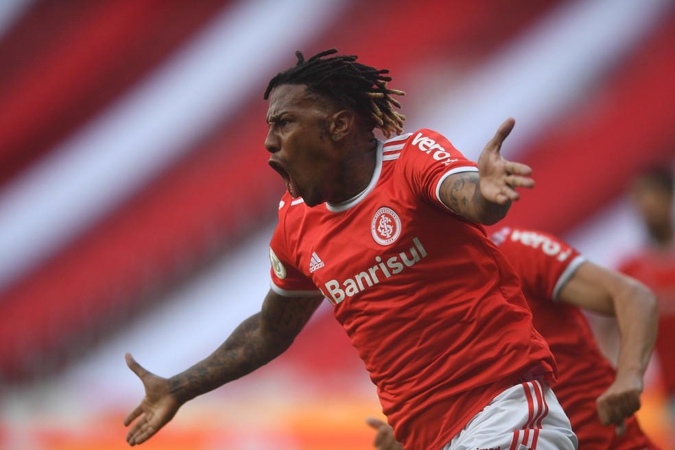 Abel Hern�ndez marcou seis gols em 31 jogos no Brasil at� aqui � Foto: Ricardo Duarte / Inter