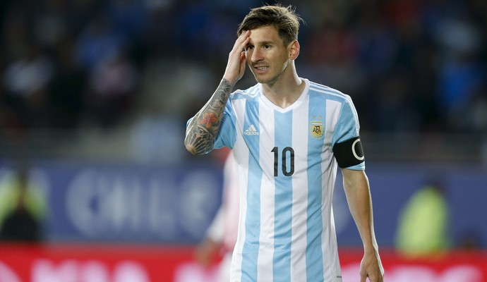 Messi Argentina x Paraguai (Foto: AP)