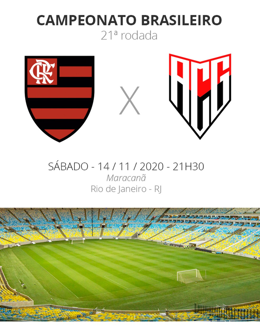 Flamengo x Atlético-GO — Foto: ge