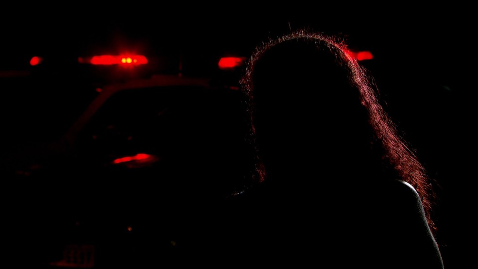 Mulher vÃ­tima do sequestro: 'traumatizada' (Foto: Abiatar Arruda/TV Globo)
