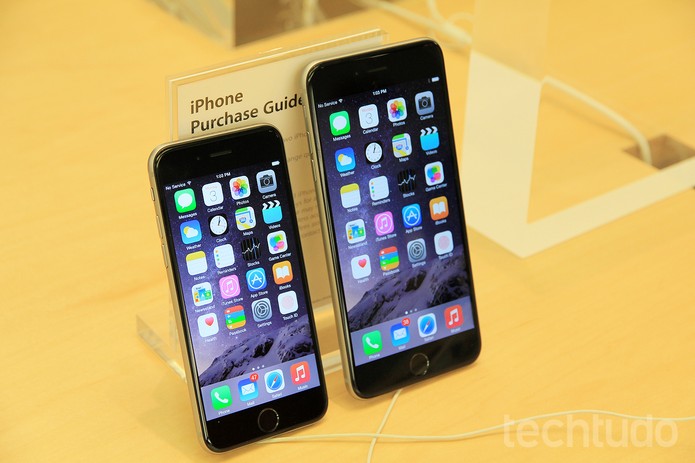 IPhone 6 e iPhone 6 plus estão em falta nas prateleiras das Apple Stores nos EUA (Foto: Anna Kellen/Techtudo)