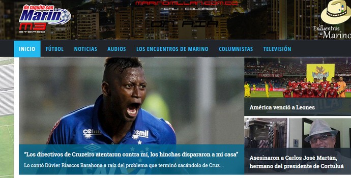 Riascos diz vai processar Cruzeiro por danos morais e reclama suposta dívida