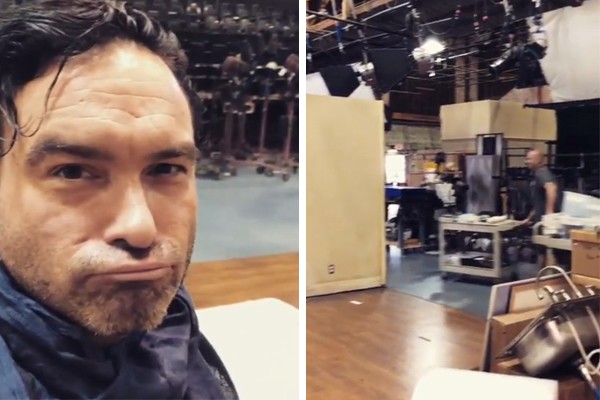 Johnny Galecki mostra o set de The Big Bang Theory sendo desmontado (Foto: Reprodução / Instagram)