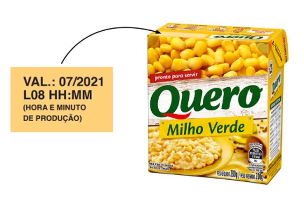 Imagem mostra onde encontrar as informações nos produtos afetados — Foto: Reprodução/Heinz Brasil