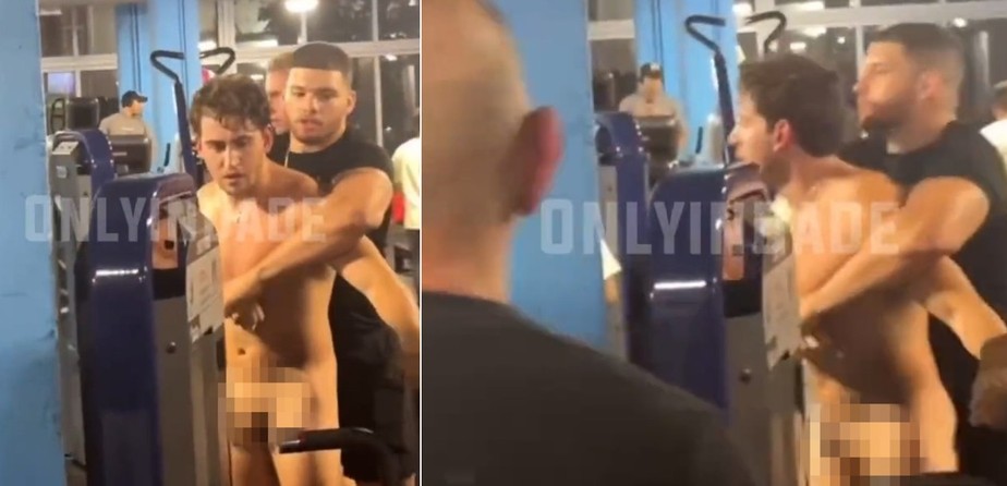 Homem fica nu em academia de Miami, EUA
