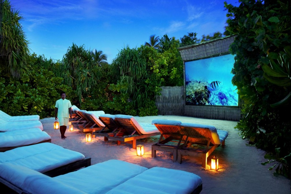 Six Senses Laamu, na ilha de Olhuveli, nas Maldivas. — Foto: Reprodução