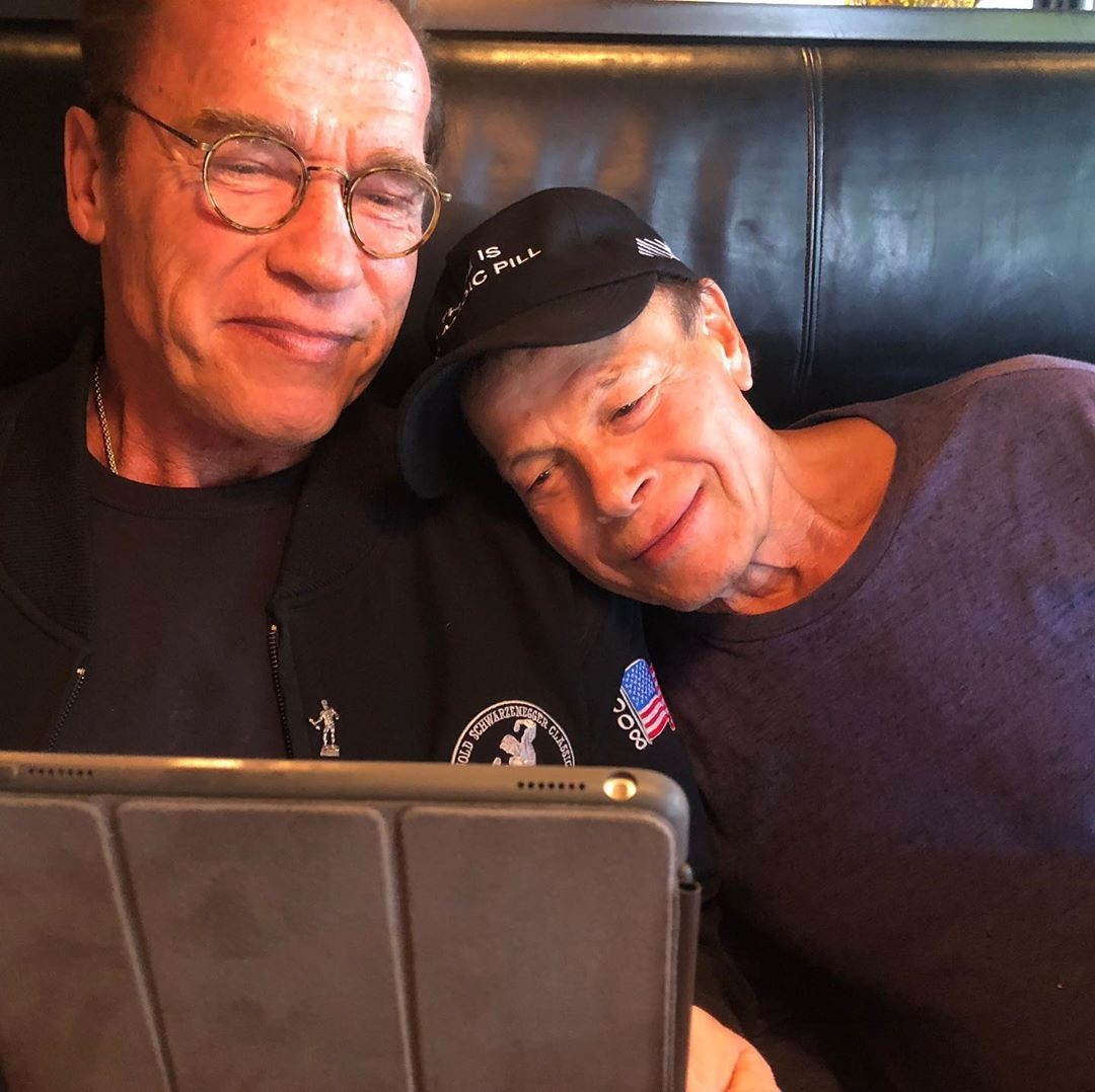 Arnold e Franco (Foto: Reprodução/Instagram)