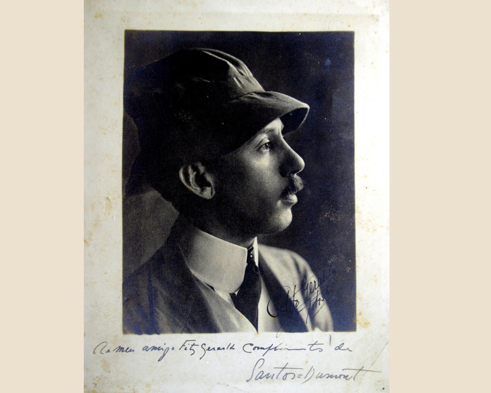 O inventor Santos Dumont sempre gostou de fotografias (Foto: Centro de Documentação da Aeronáutica)