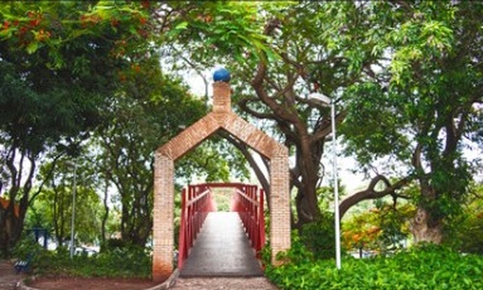 Horto Florestal de Campo Grande.  — Foto: Reprodução