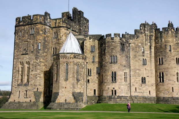 Downton Abbey: Castelo de Alnwick (Foto: Getty Images) Downton Abbey: Castelo de Alnwick (Foto: Getty Images)