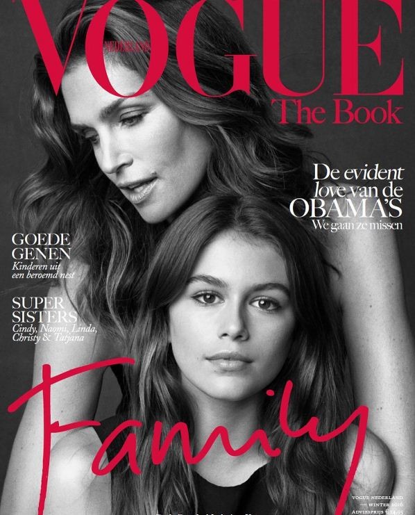 Cindy Crawford e Kaia Gerber estrelam nova edição do Vogue The Book (Foto: Divulgação)