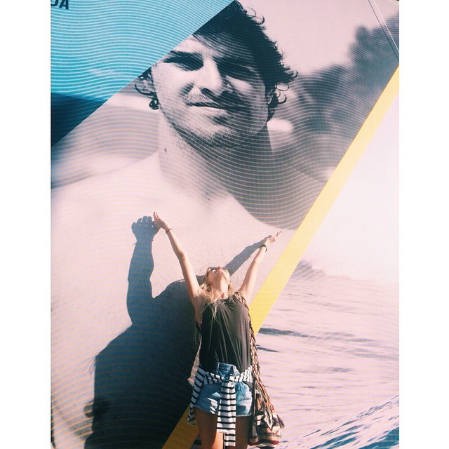 Karoline Esser Ricardinho Rio Pro surfe (Foto: Reprodução/Instagram) Karoline Esser Ricardinho Rio Pro surfe (Foto: Reprodução/Instagram)