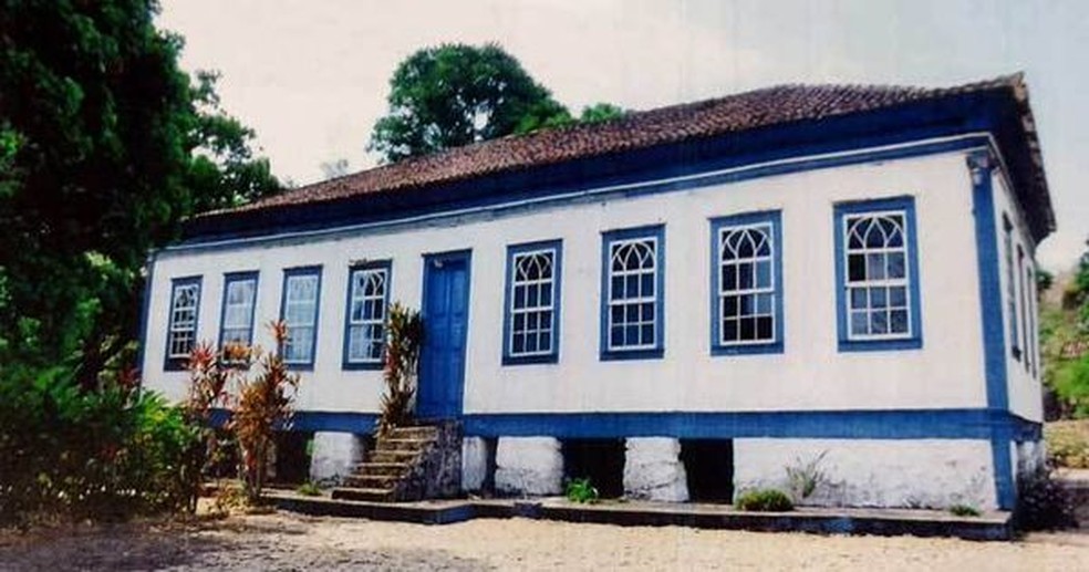 Fazenda Pedra Redonda, em Ubá, protegida por um decreto de tombamento (Foto: UFJF/Divulgação)