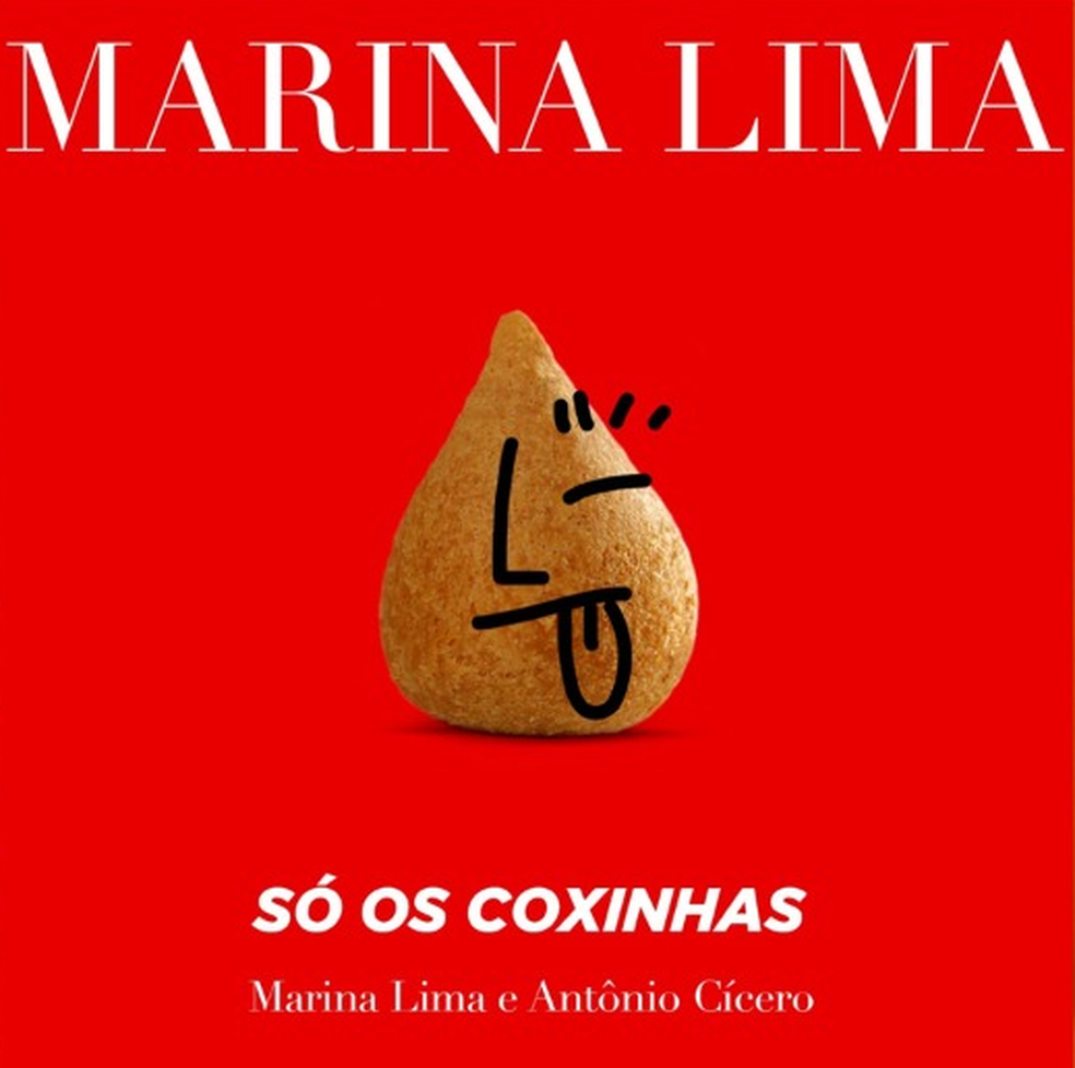 Capa do single 'Só os coxinhas', de Marina Lima (Foto: Divulgação)