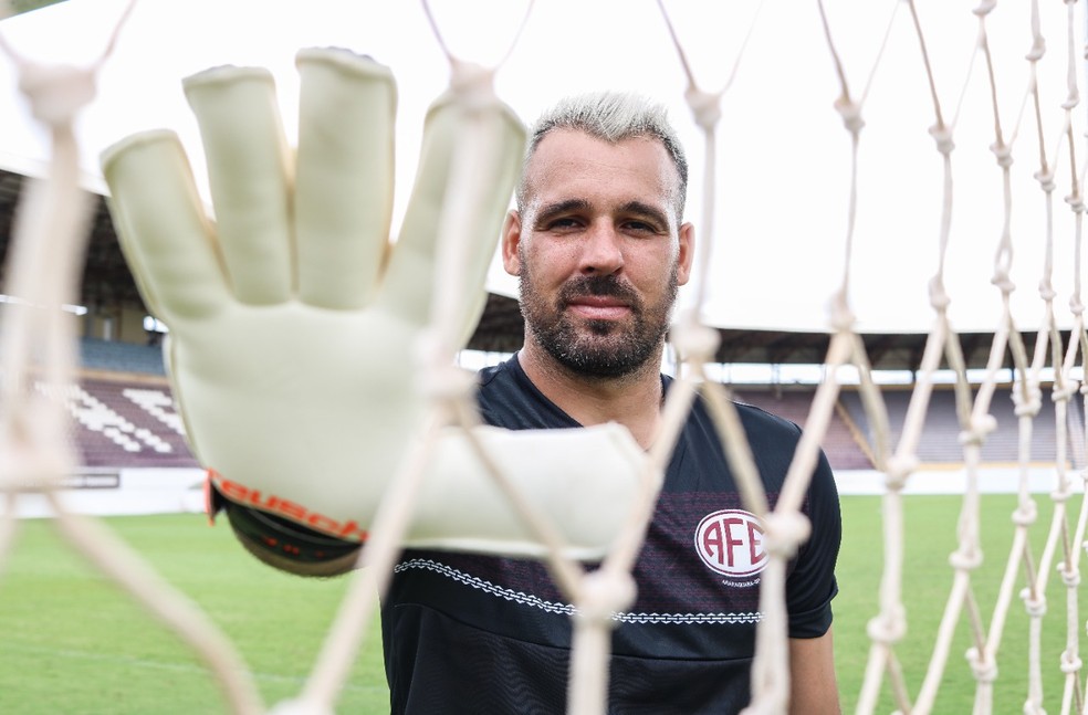 Saulo, goleiro da Ferroviária — Foto: Tiago Pavini/Ferroviária SAF