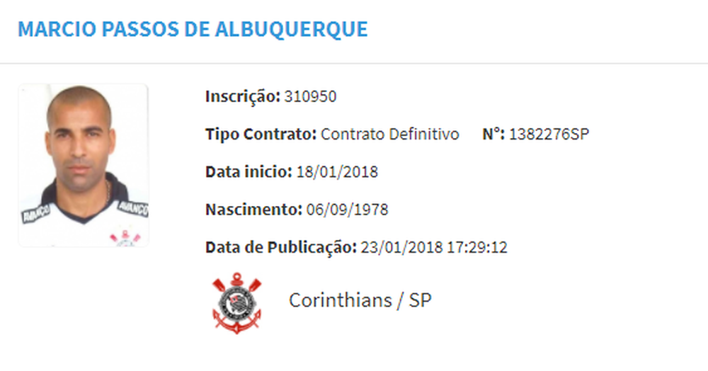 Emerson Sheik é regularizado e aparece no BID.