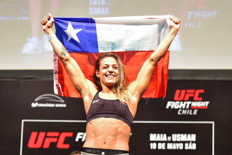 Poliana Botelho no UFC Santiago (Foto: Jason Silva)