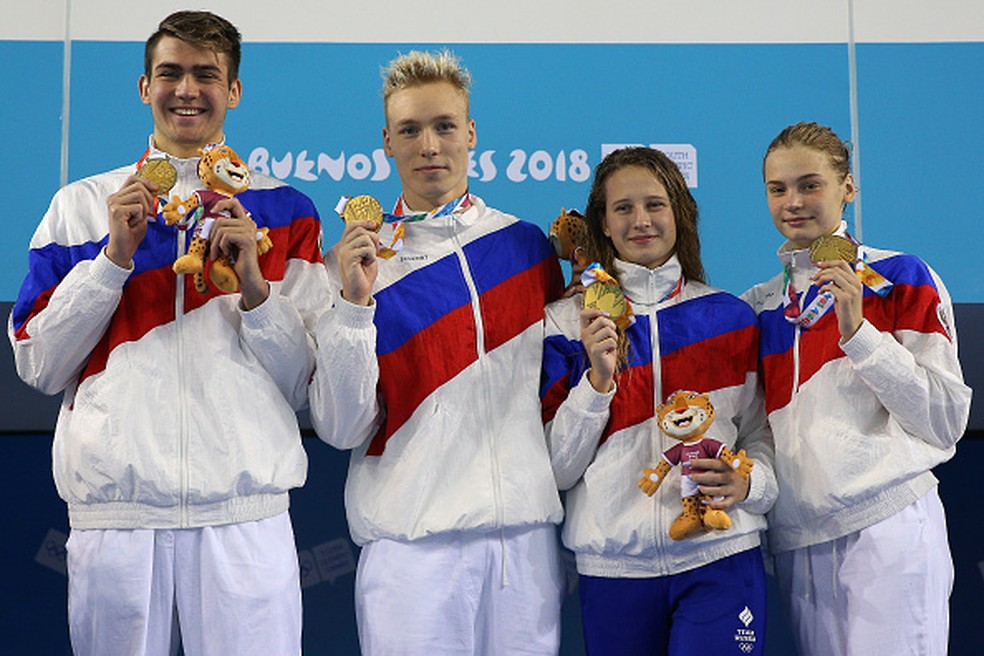 A Rússia ficou com o ouro — Foto: Buda Mendes/Getty Images