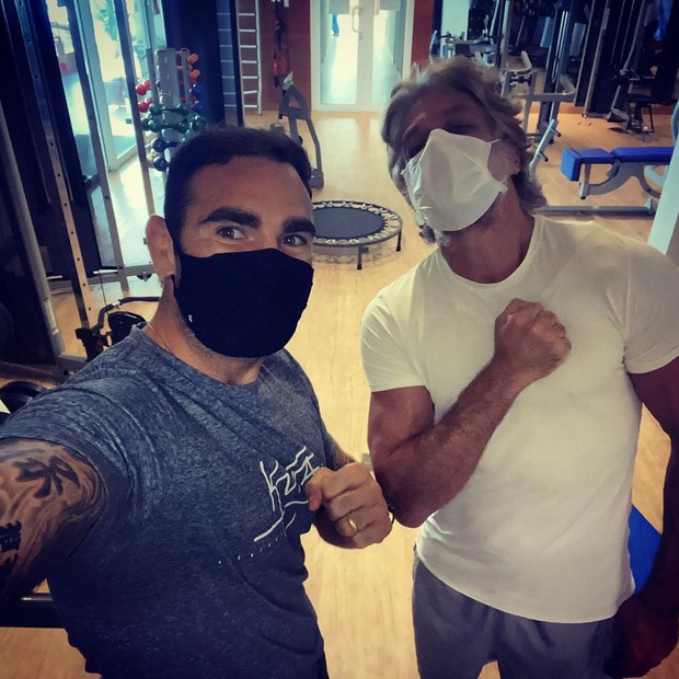 Fabio Assunção e Chico Salgado (Foto: Reprodução/Instagram)