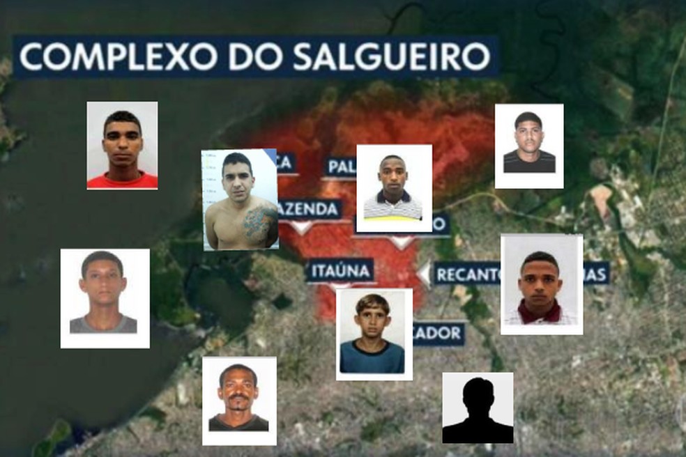 Veja quem são os nove mortos em confronto no Salgueiro — Foto: Reprodução