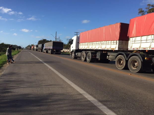 G1 Protestos De Portuários Bloqueiam Pontos Da Br 392 Em Rio Grande Notícias Em Rio Grande 6039