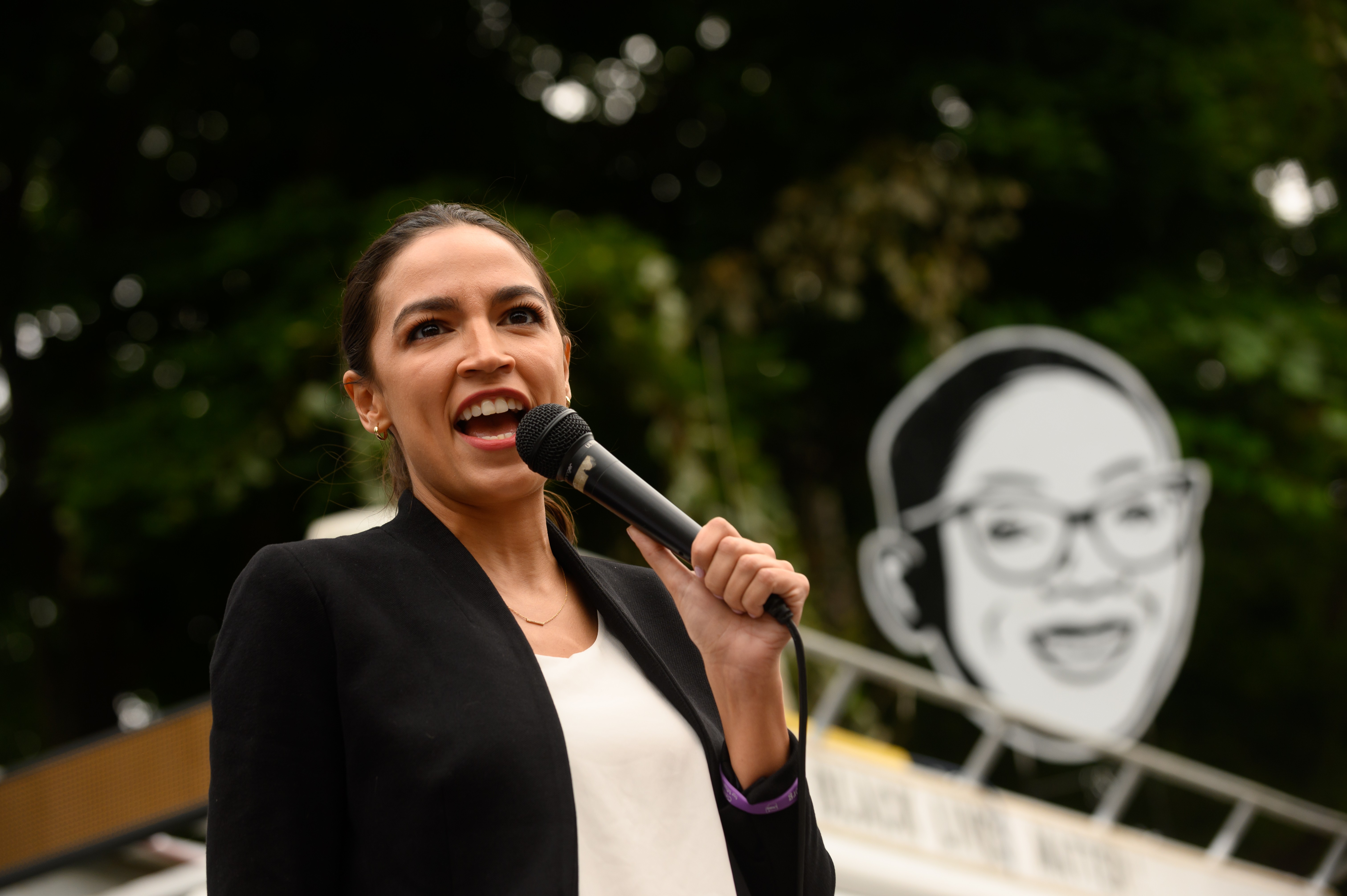 A deputada Alexandria Ocasio-Cortez (Foto: Getty Images)