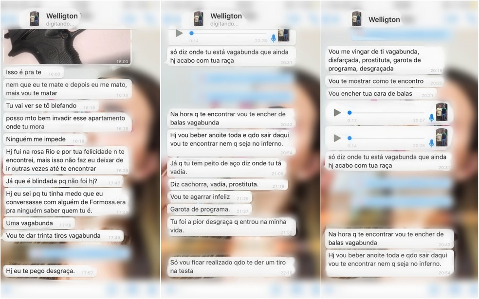 Homem é preso após enviar mensagens ameaçando a ex-namorada em São Luís — Foto: Divulgação/Polícia Militar/G1 MA