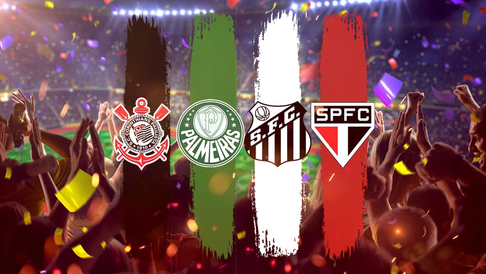 Carrossel - gols mais bonitos Corinthians, Palmeiras, Santos, São Paulo