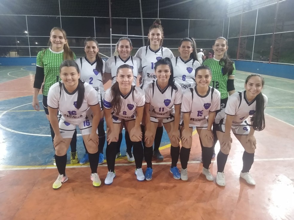 Veneza goleou Big Bran/Calafate e é vice-líder do Acreano de Futsal Feminino — Foto: Divulgação/Fafs