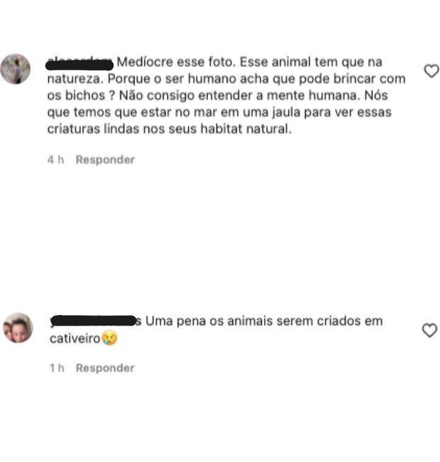 Comentários em publicação de Rodrigo Faro (Foto: Reprodução / Instagram)