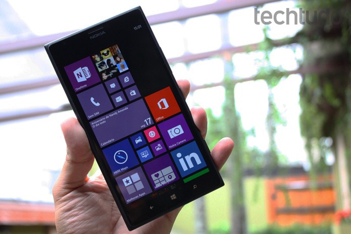 Lumia 1520, foblet top de linha da Nokia (Foto: Allan Melo/TechTudo)