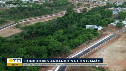 AMTT de Gurupi orienta motoristas sobre trafegar na contramão em Via