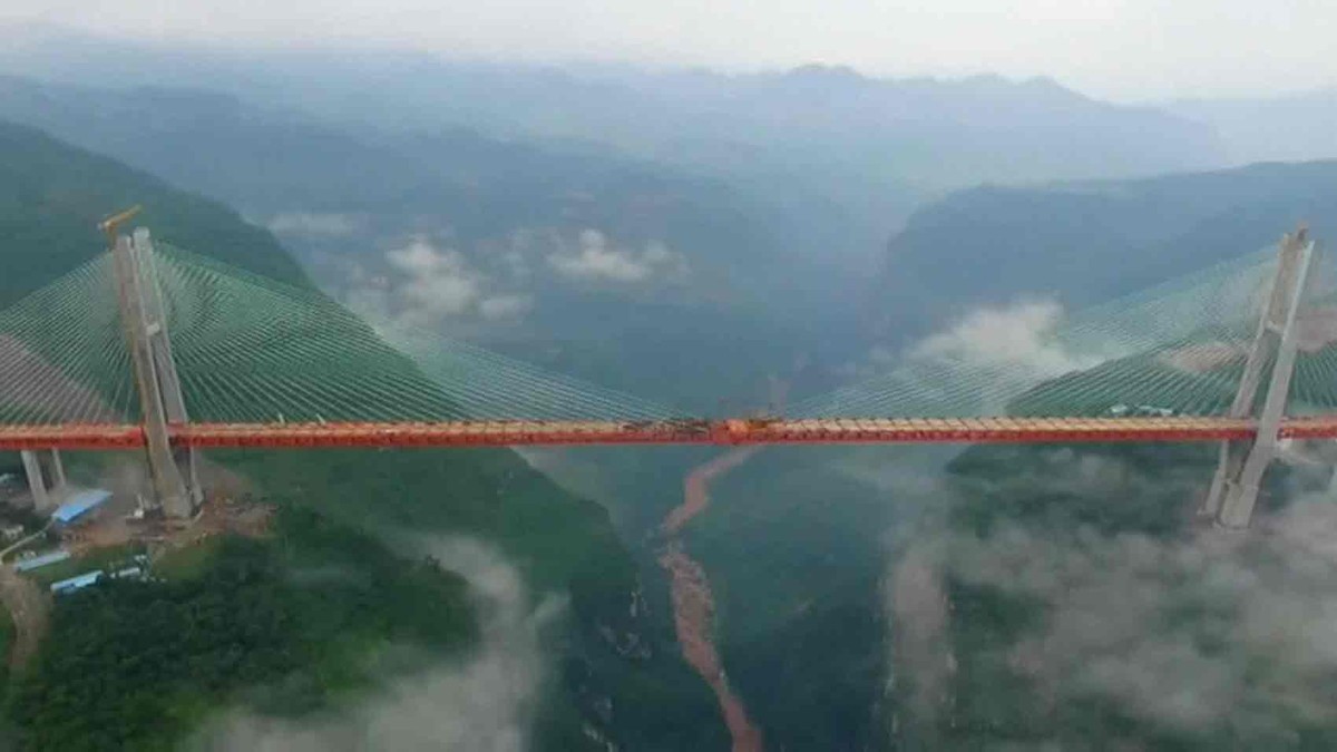 Ponte mais alta do mundo entra em operação na China Mundo G1