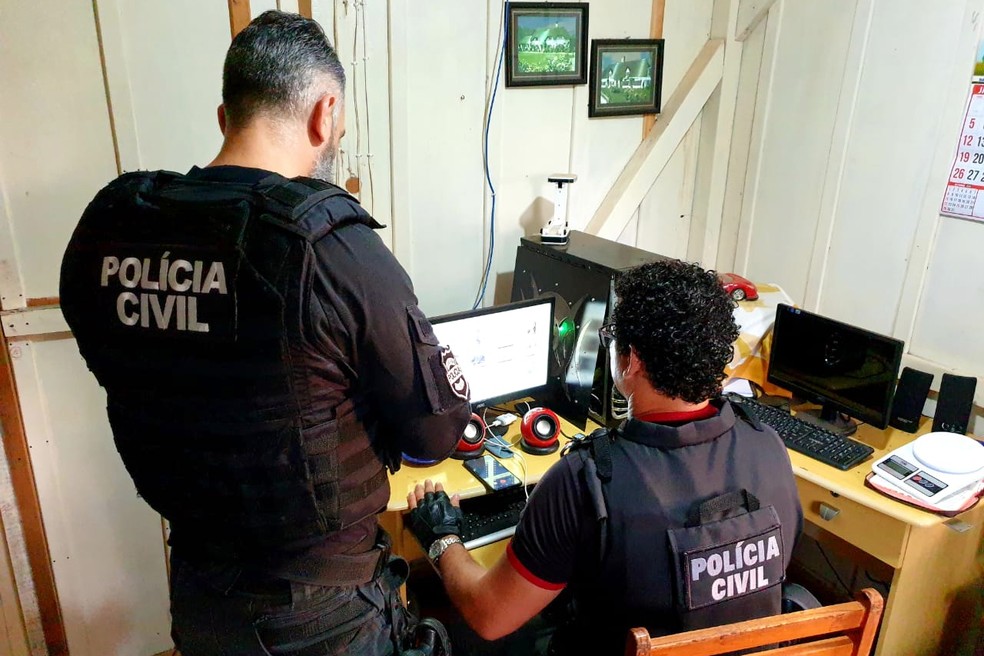 Fase anterior da operação, em 2020 — Foto: Divulgação/Polícia Civil