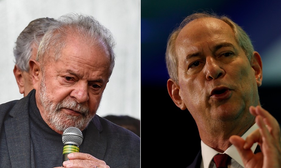O ex-presidente Lula (PT) e Ciro Gomes (PDT) na disputa pelo voto útil